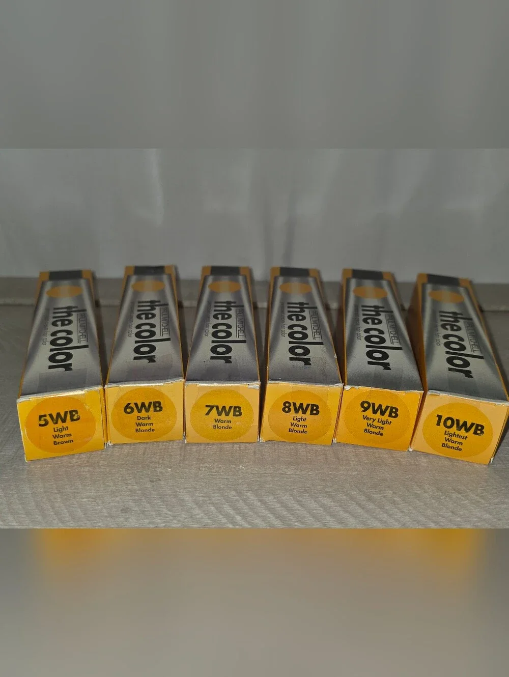 New (6) Paul Mitchell Permanent Cream Hair Color Size 3 fl oz each